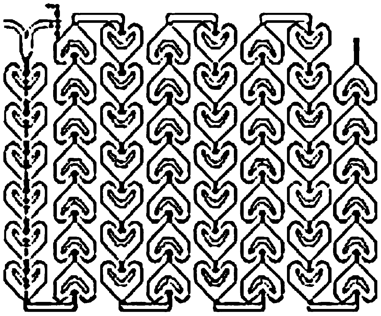 Method for continuously synthesizing cyclohexanecarboxylic acid