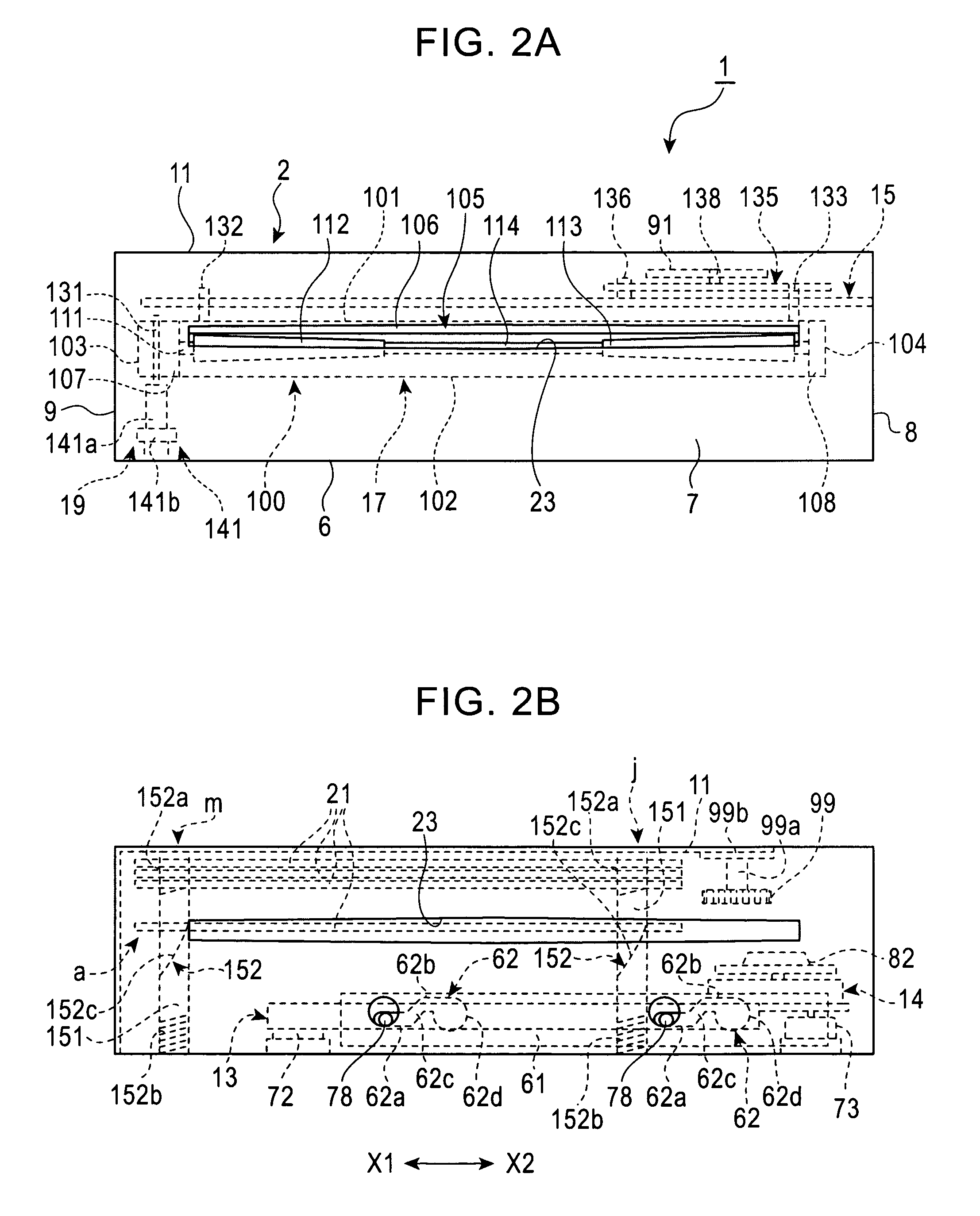 Disk-storing disk device having a drive unit and a transporting-unit supported about fulcrum