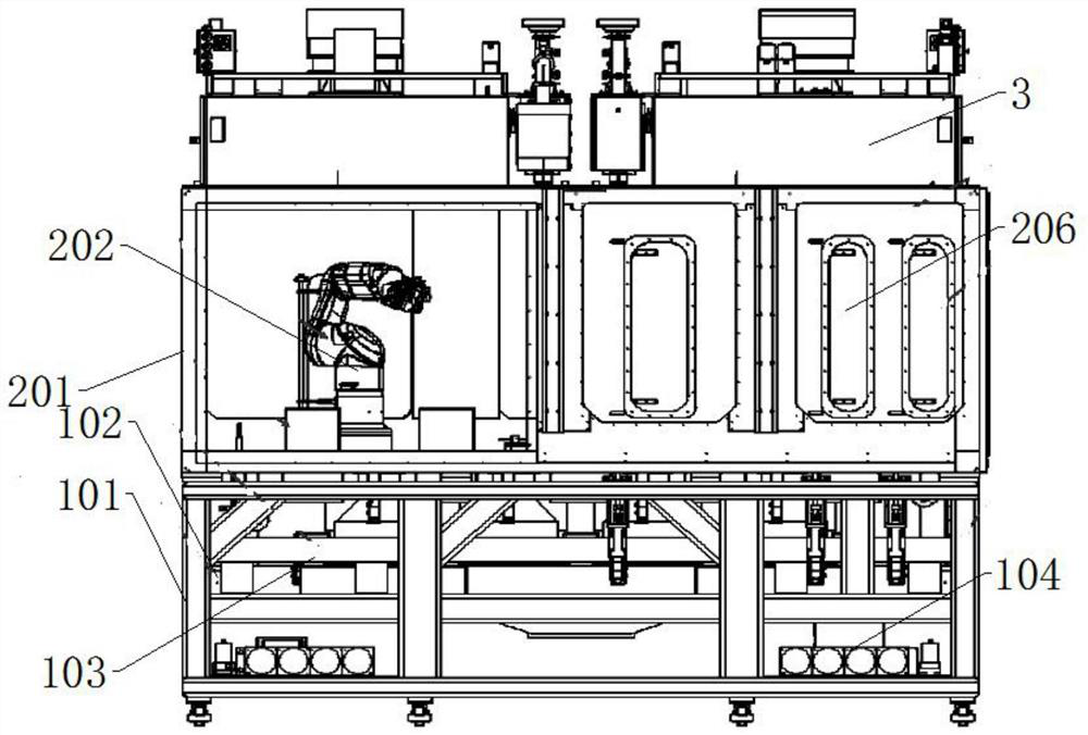 Intelligent biological medicine isolator cabin