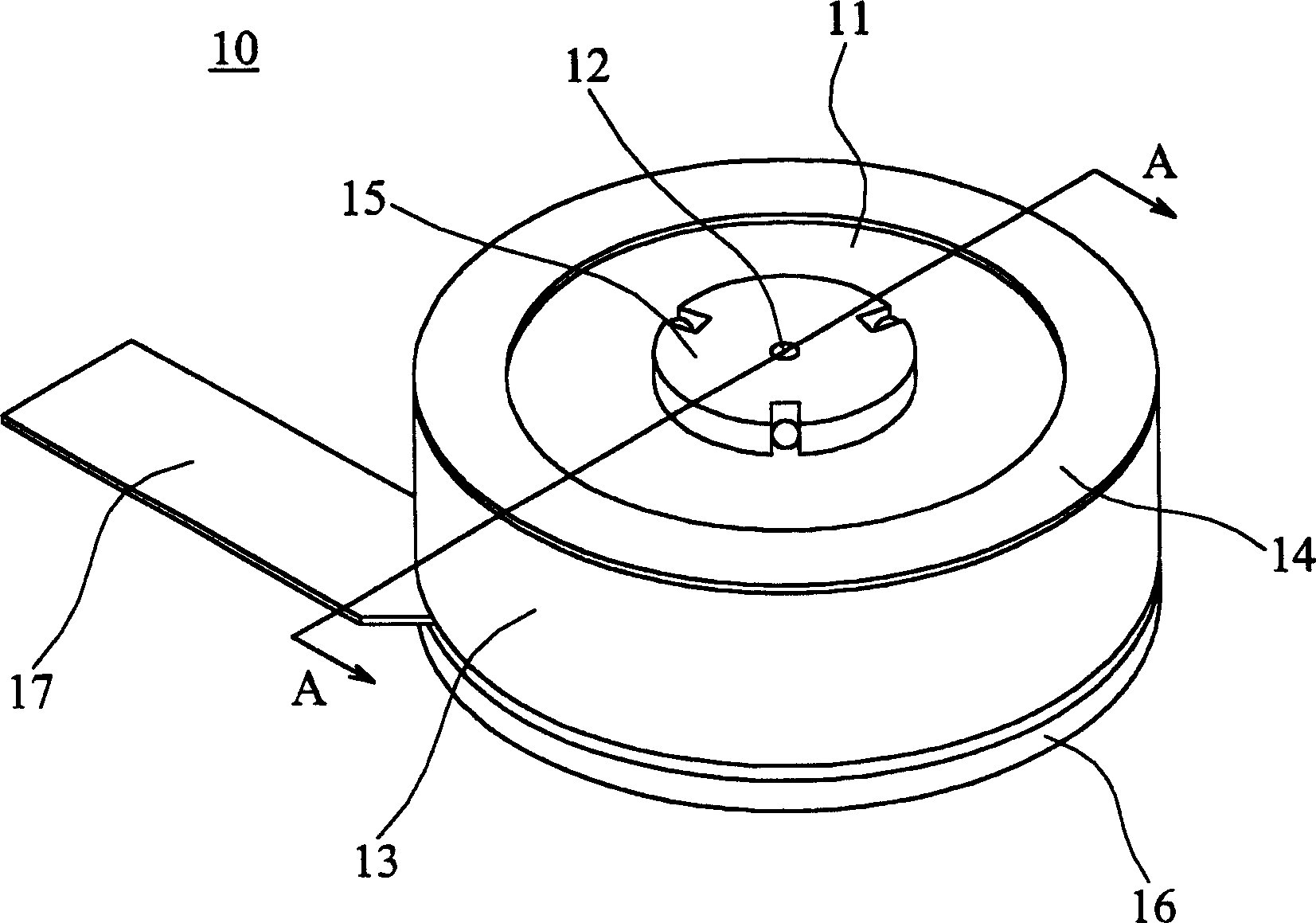 Method for reducing height error and out-beat of main shaft motor and thin type main shaft motor