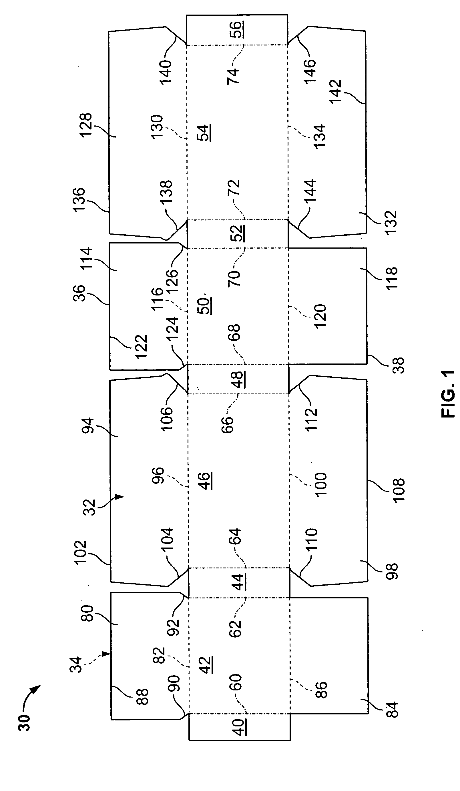 Blank, apparatus and method for constructing container