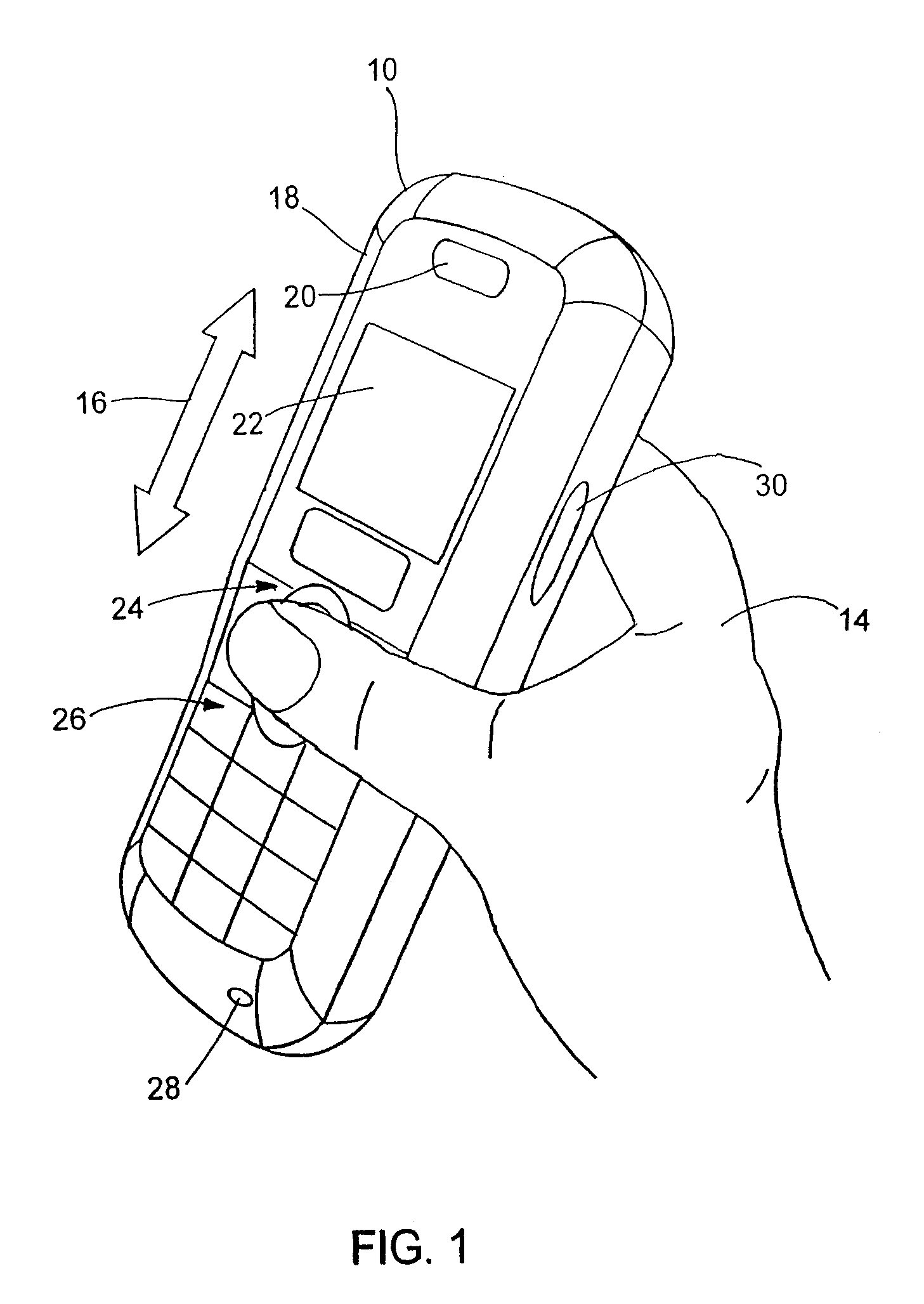 Electronic equipment with keylock function using motion and method