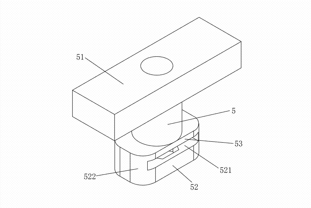 Connecting component for mounting curtain wallboard