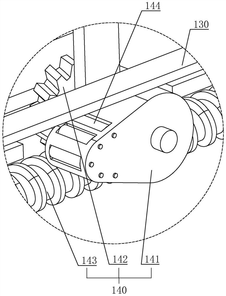 A belt knife structure of cashmere splitting machine