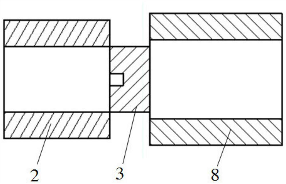 Target training system and training method without live ammunition based on simulated recoil