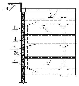 Superposed assembly type structure subway station and assembly construction method thereof