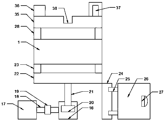 Automatic-height-adjustment washstand