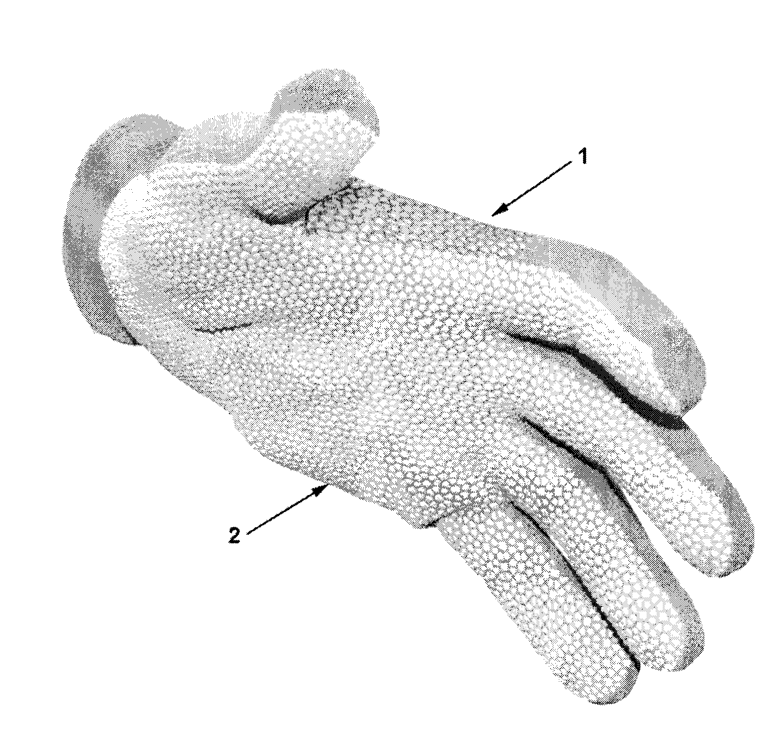 Cut, abrasion and/or puncture resistant knitted gloves