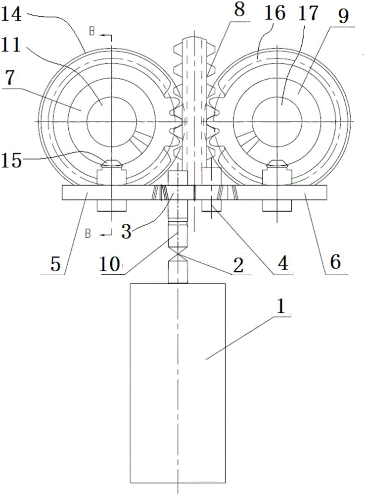 Toothed rail vehicle and horizontal-type driving device thereof