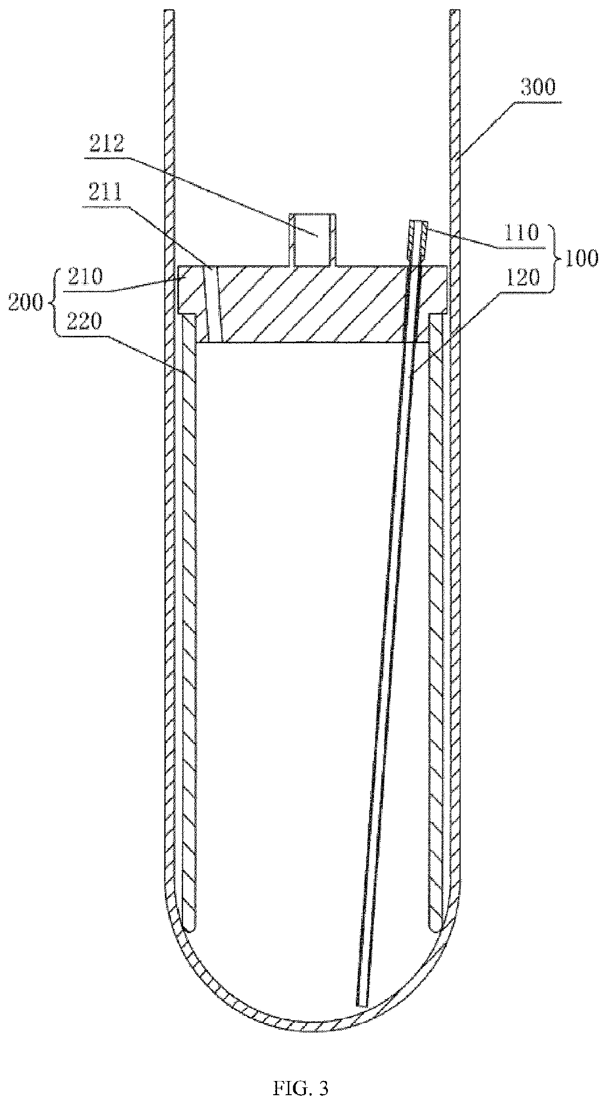 Aliquoting and freezing storage device