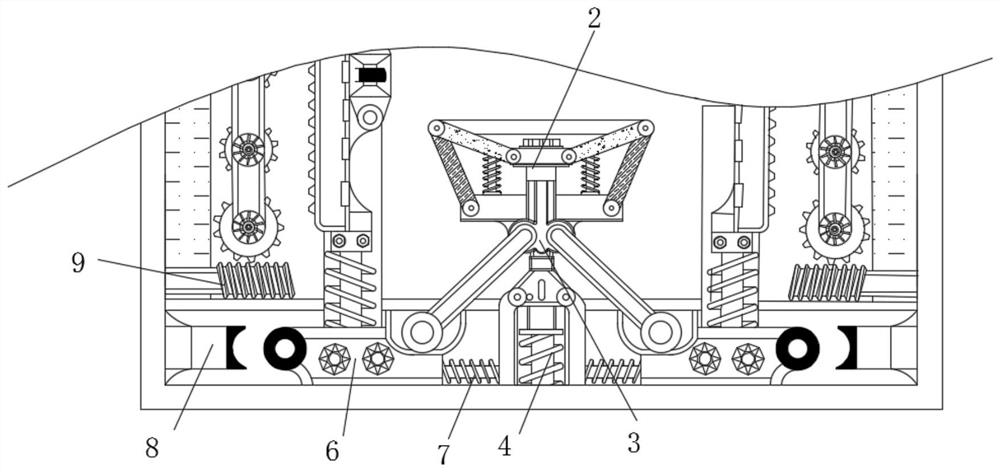 Energy-saving device for automatically positioning face during face recognition of person