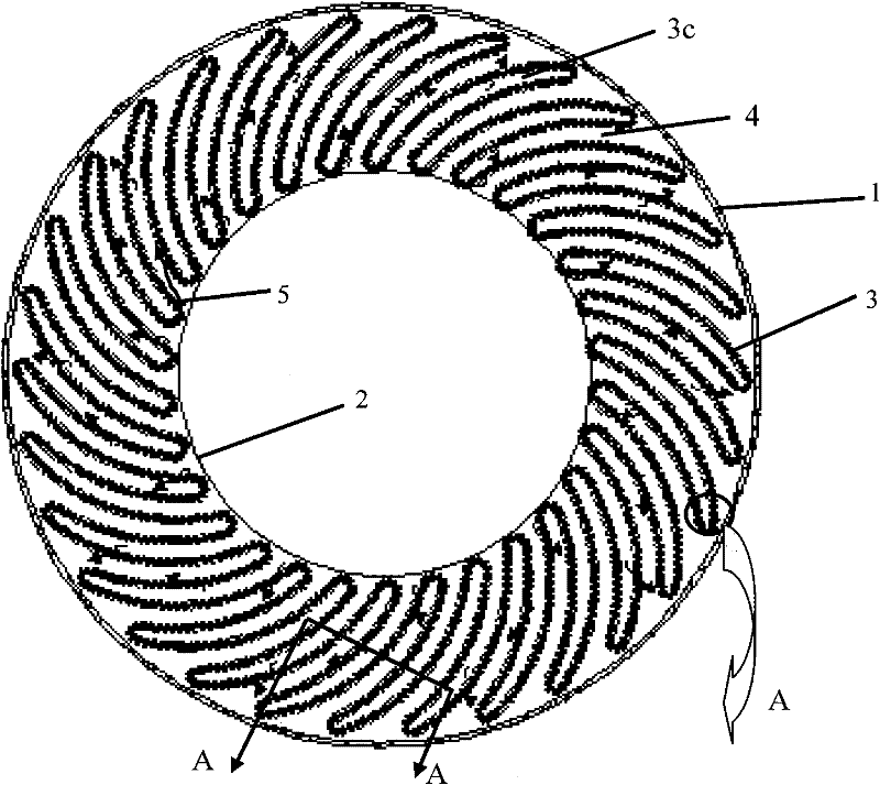 High-flux high-dirt-holding-capacity filtering element and preparation method thereof