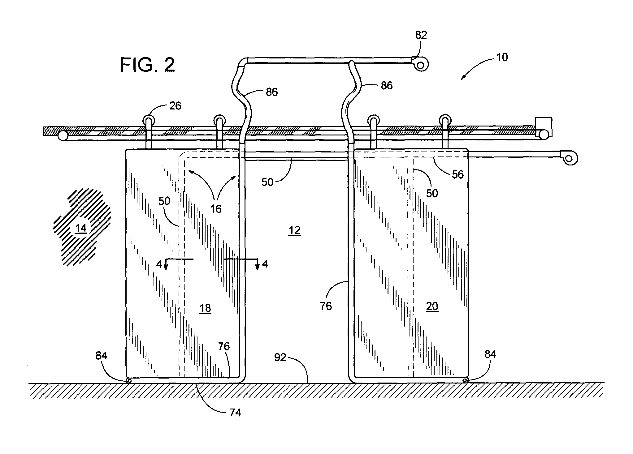 Inflatable door seal