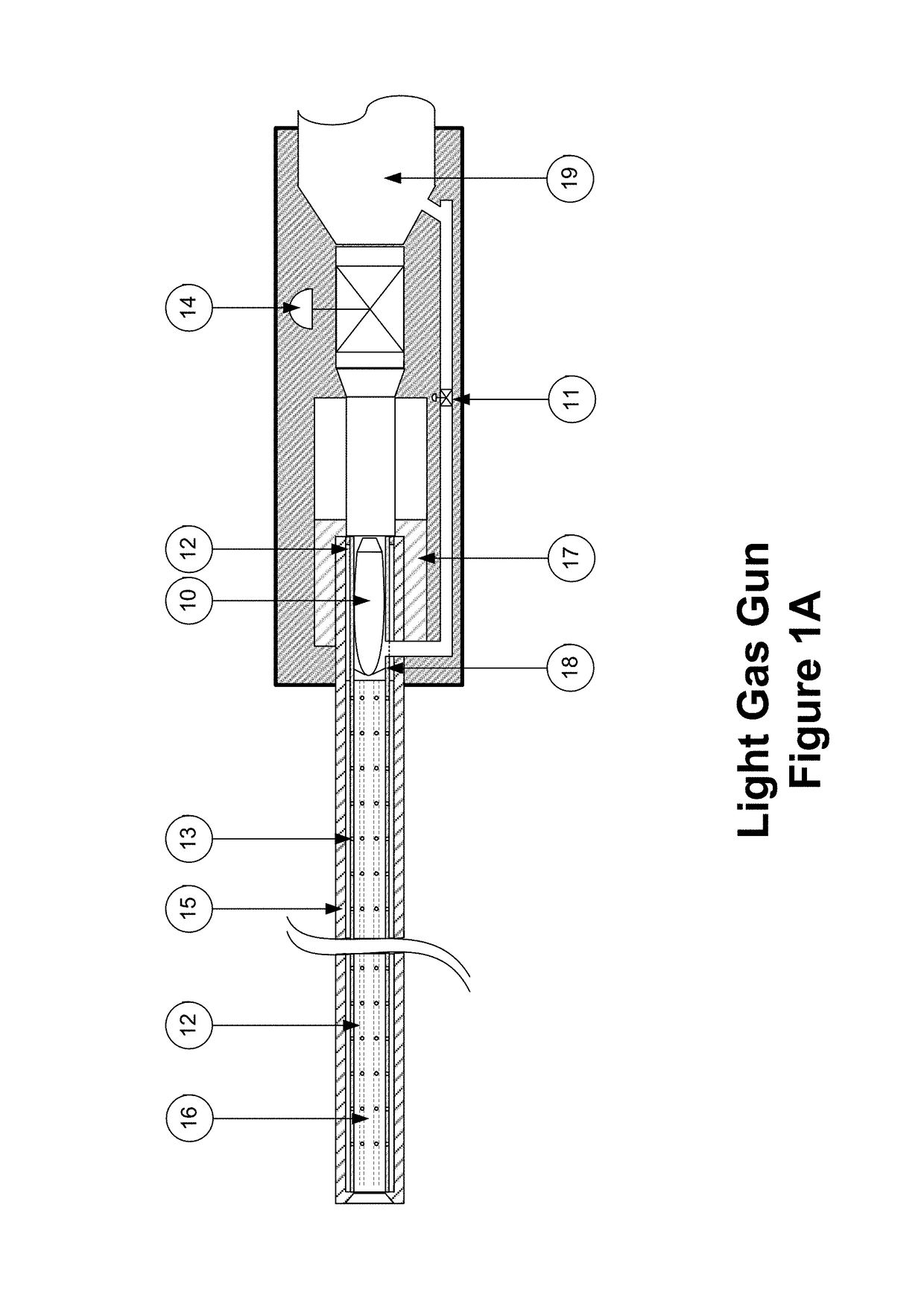 Light gas gun projectile