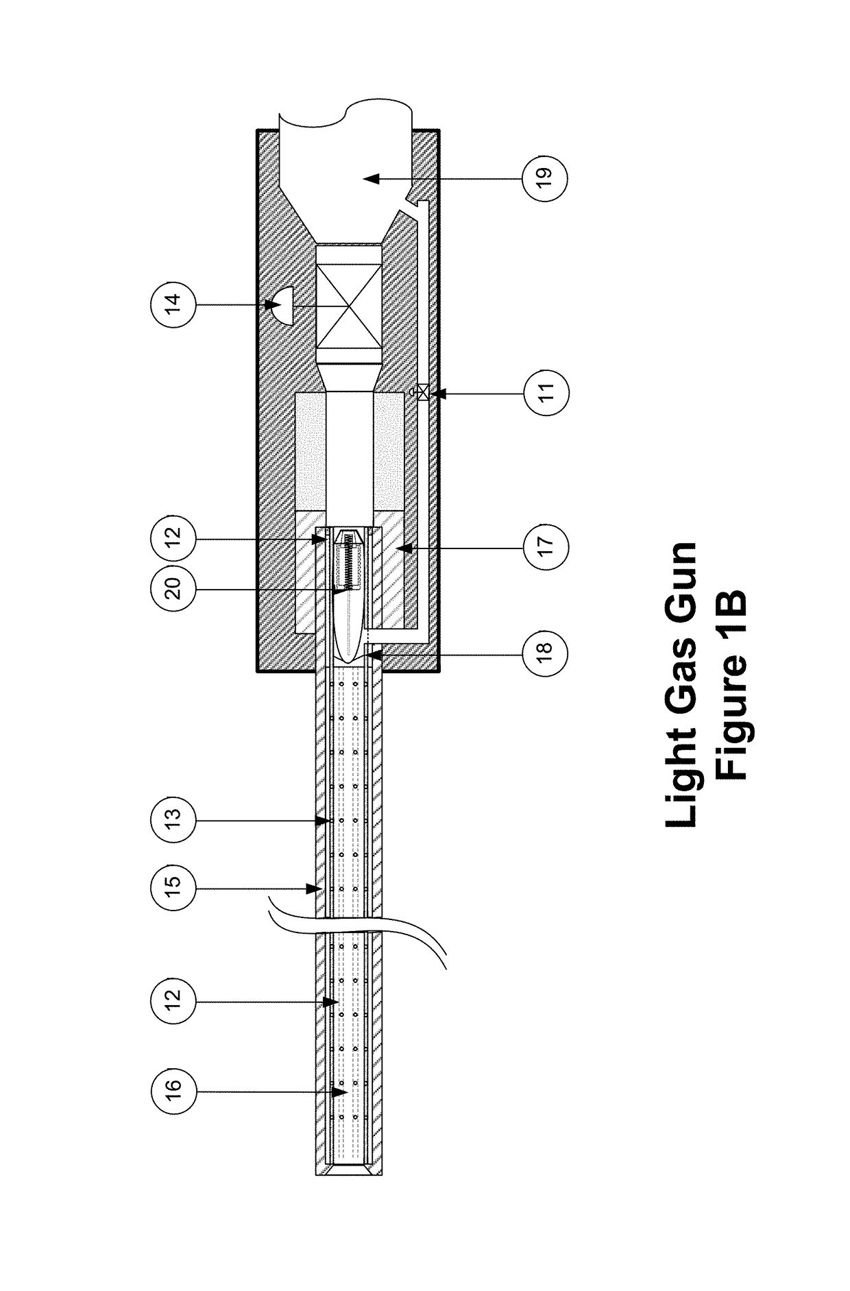 Light gas gun projectile