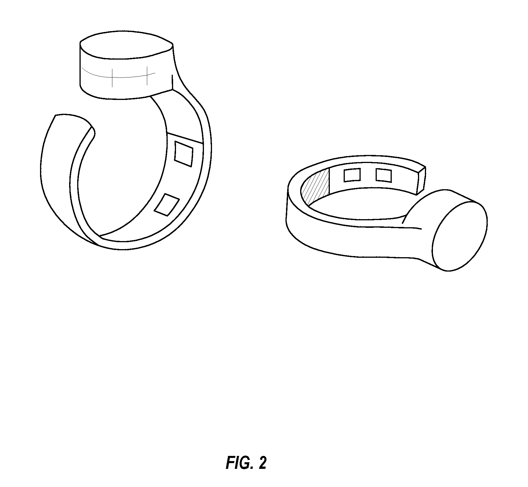 Pulse oximetry ring