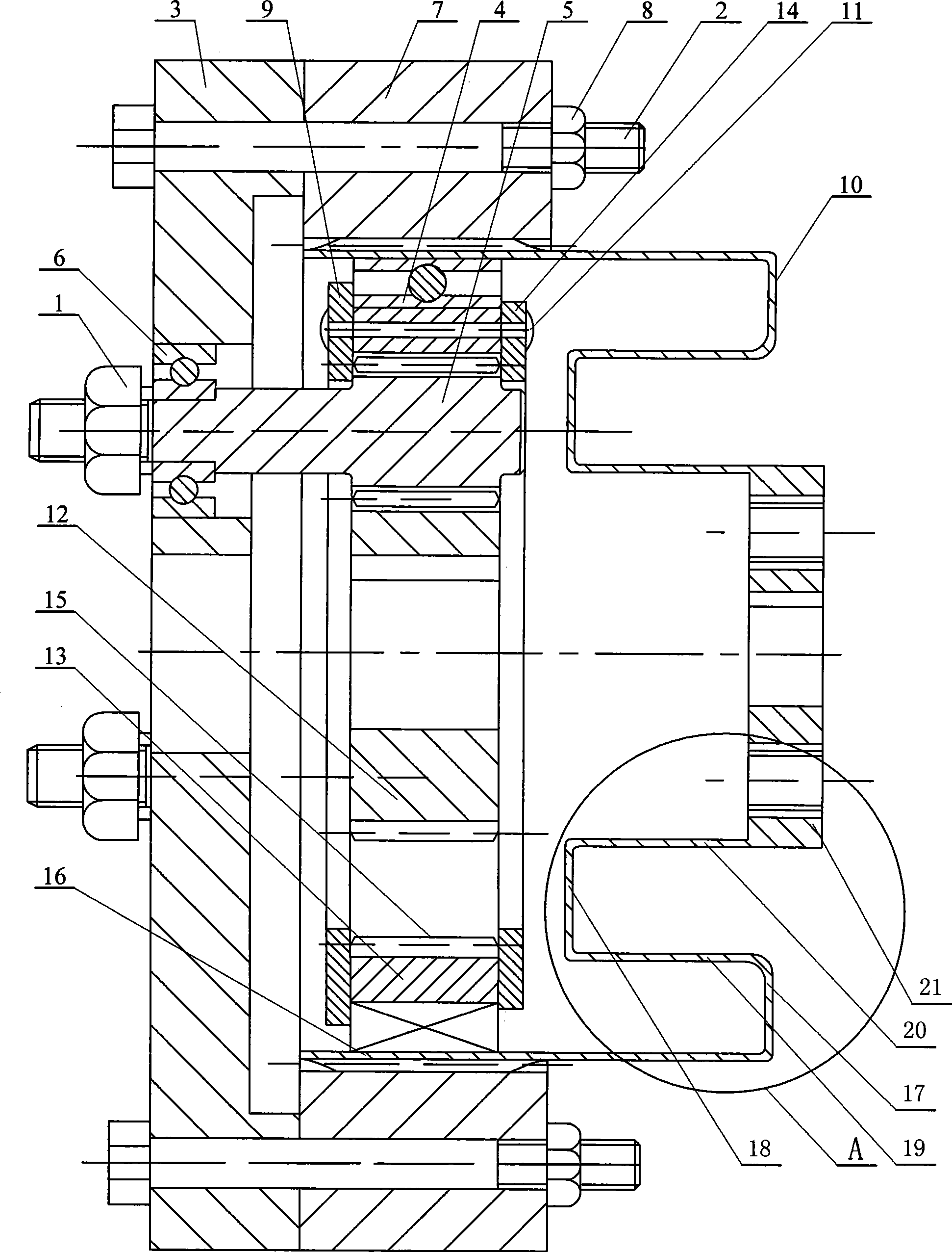 Planetary-harmonic composite gear reducer