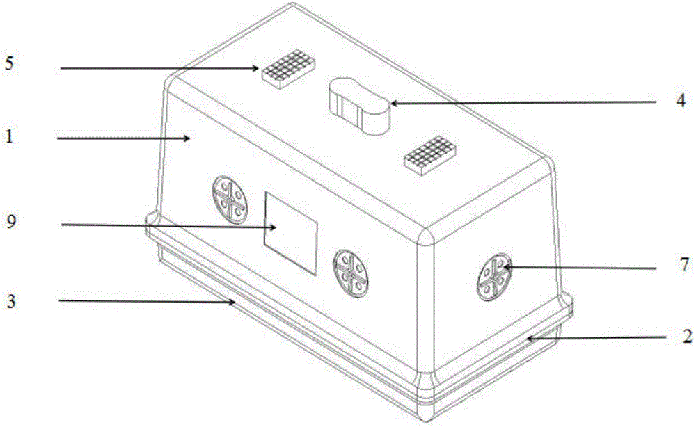 Solar breeding box for breeding paspalum notatum seeds