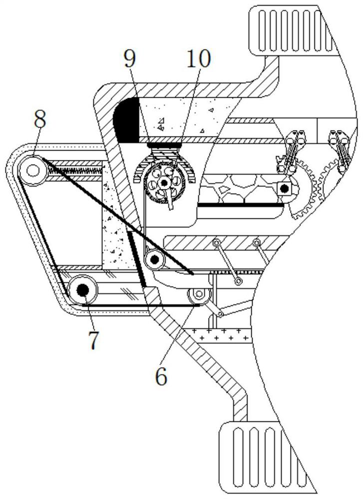 Solid-liquid separation device for domestic sewage treatment