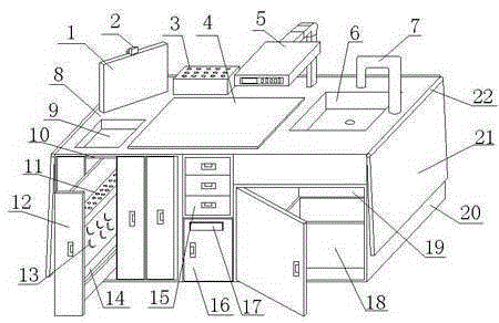 Experimental teaching equipment with gas exchange function