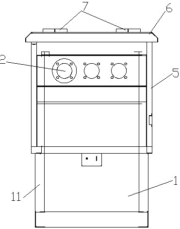 10kv outdoor high voltage cable distribution box and its installation method