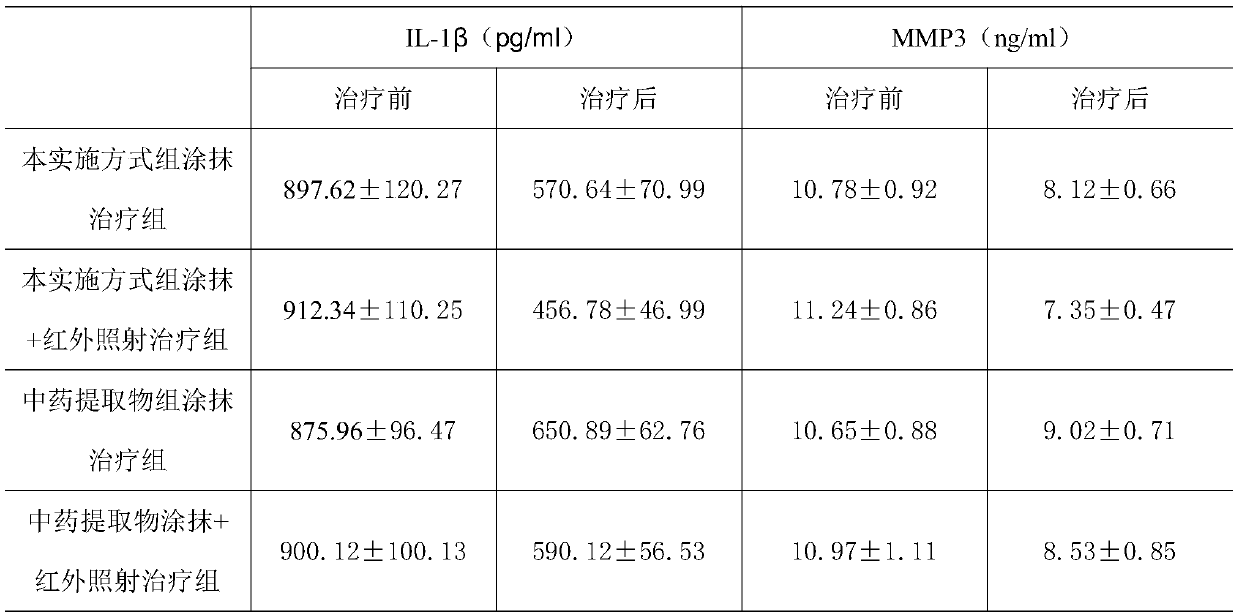 Composition for treating rheumatic osteoarticular pain with China-hemp as raw material and gel and preparation method thereof