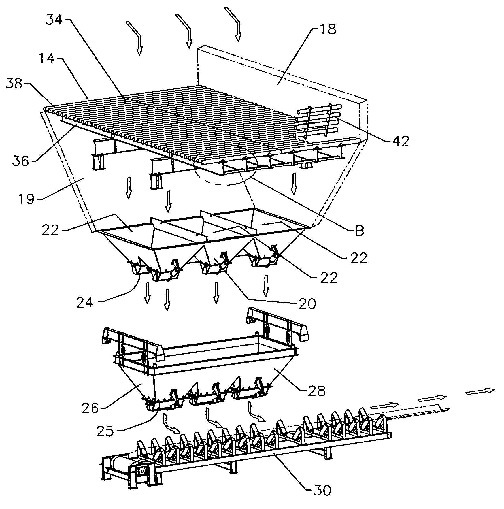 Aggregate handling system