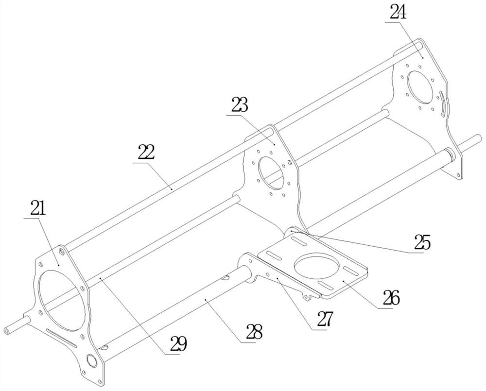 Base plate device for full-automatic traveling mechanism for ridge bed