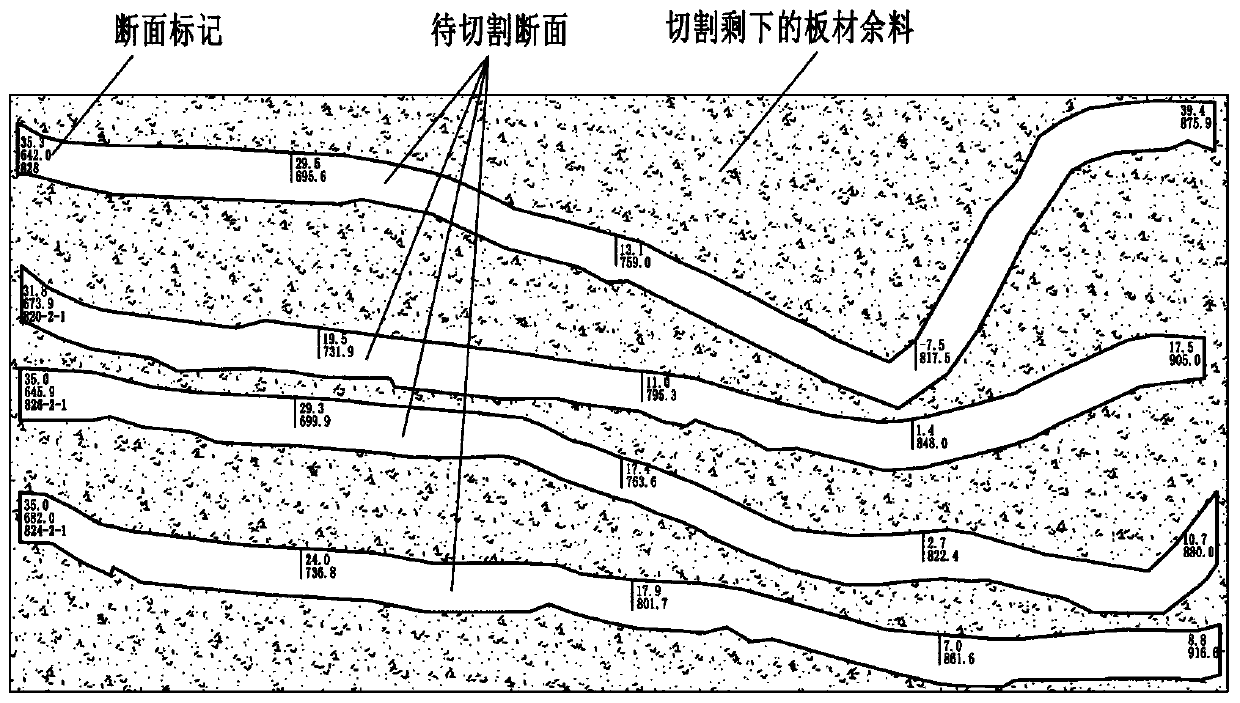 A river model section manufacturing method based on a 3D printing technology