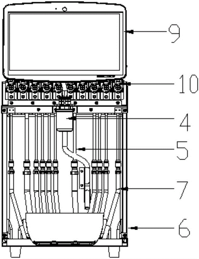 Usage method of post-mix beverage machine