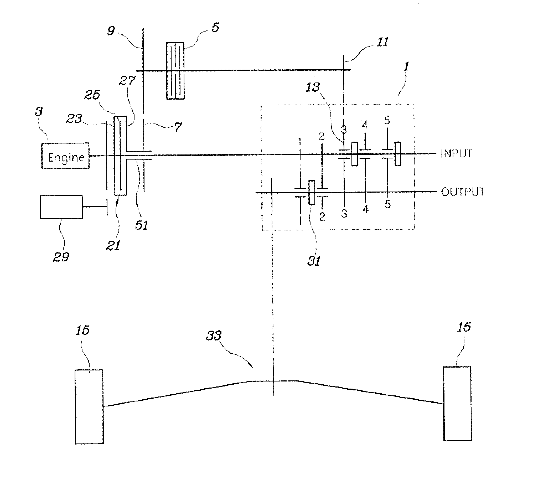 Automated manual transmission for vehicle