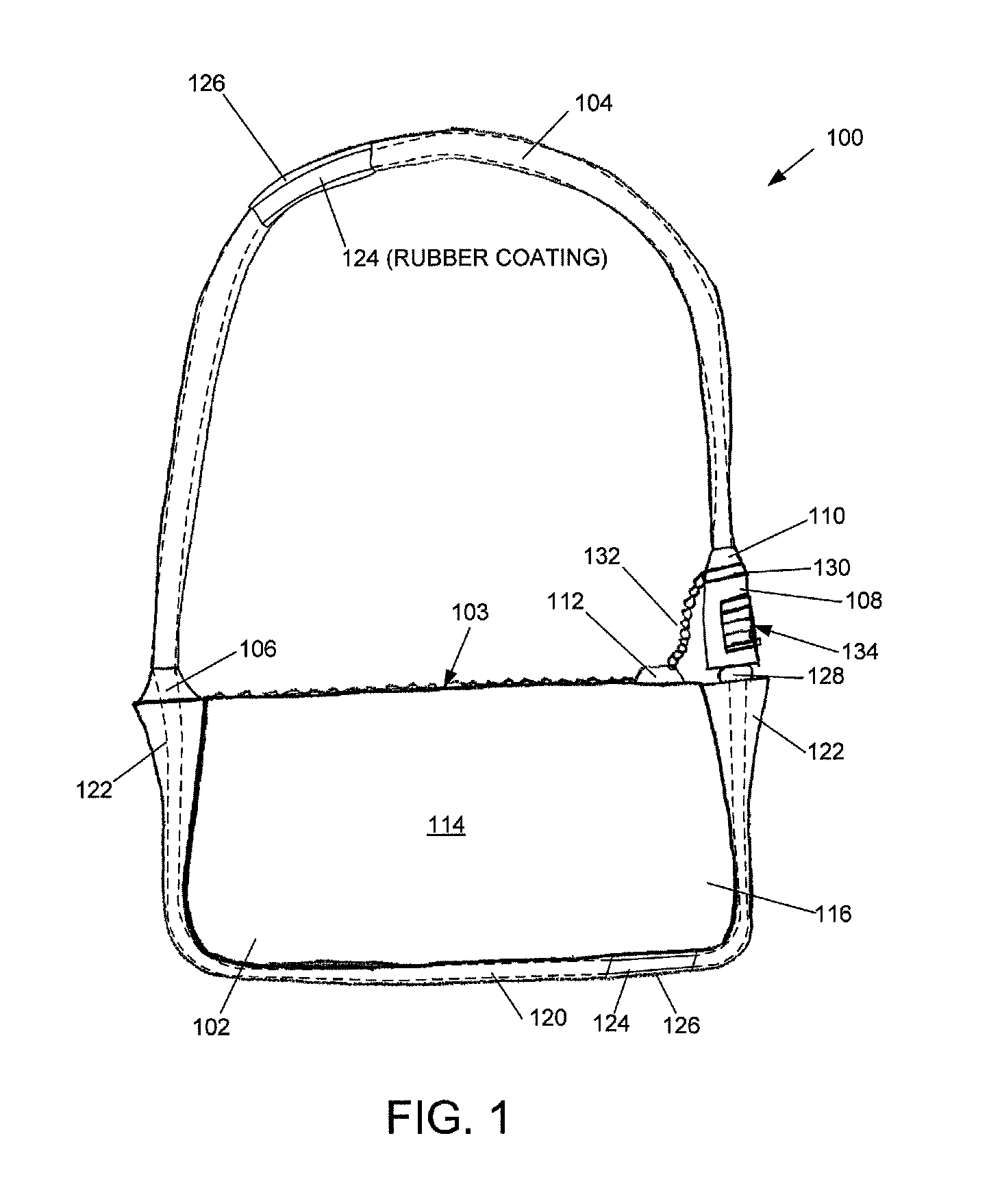 Cable lock bag