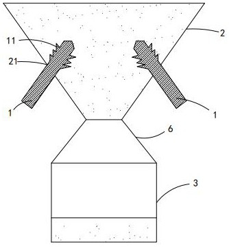 Material storage bin