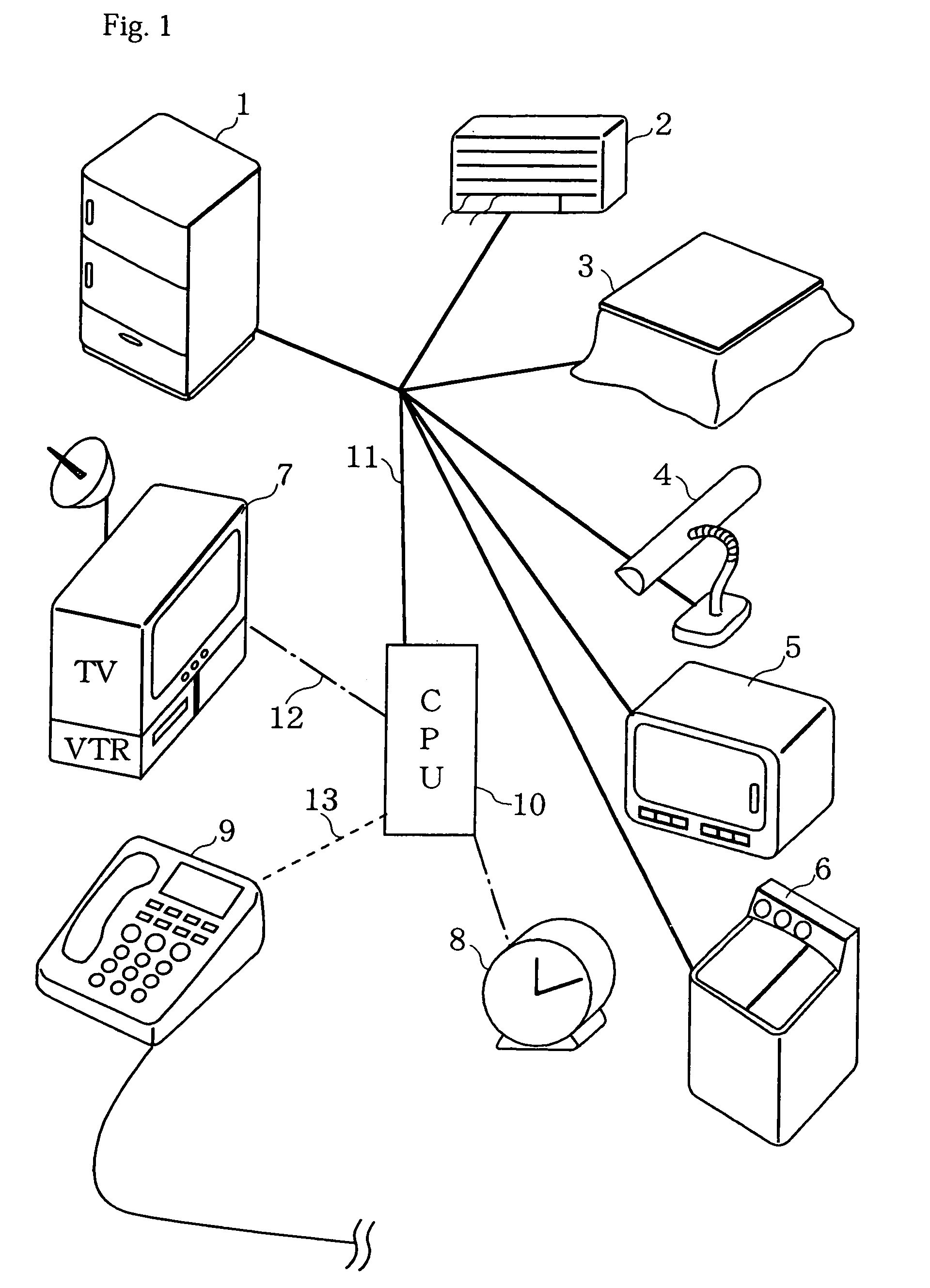 Control network system of household electric appliance