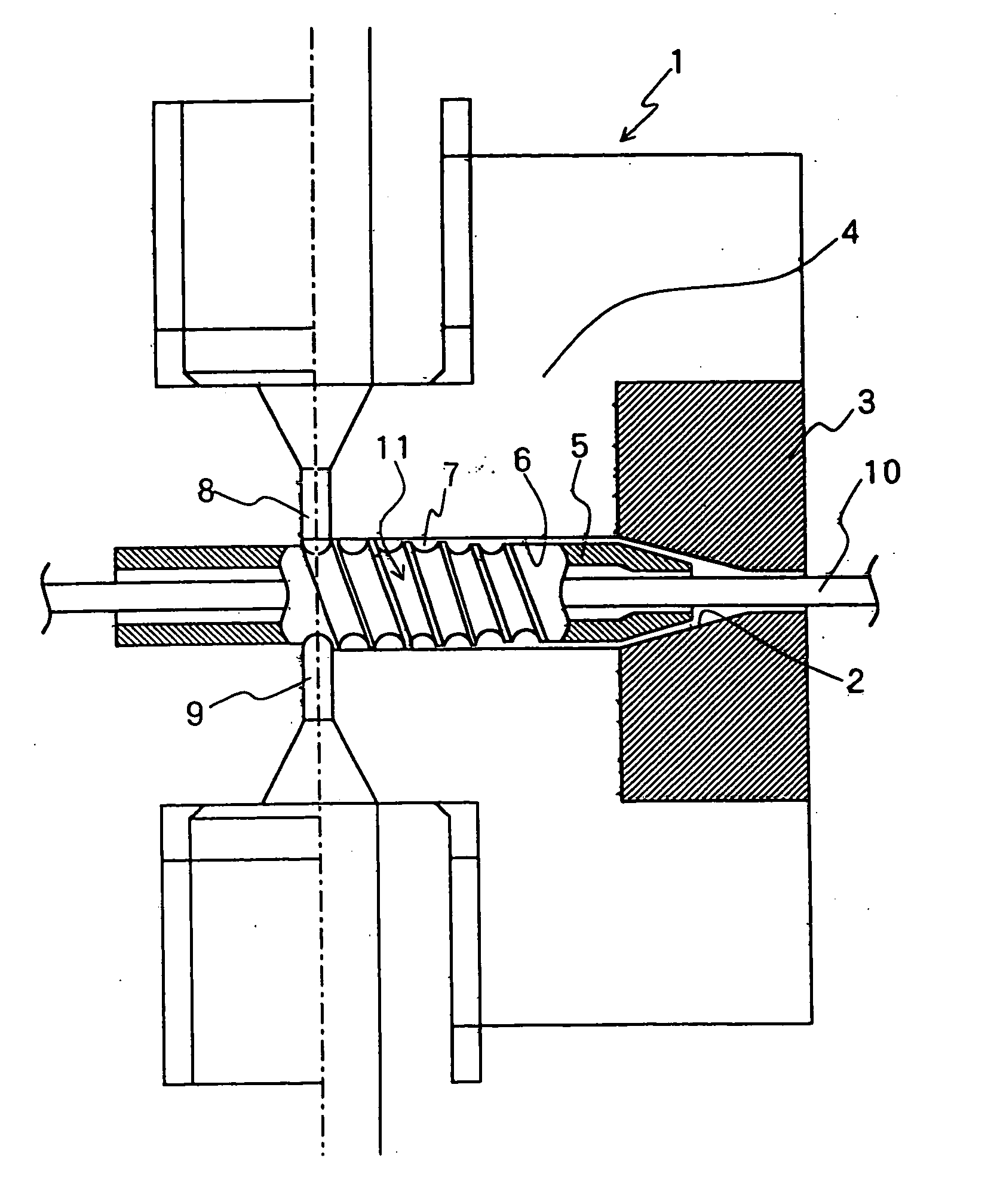 Stiffness-taper tubing and the manufacturing method, and manufacturing apparatus for such tubing