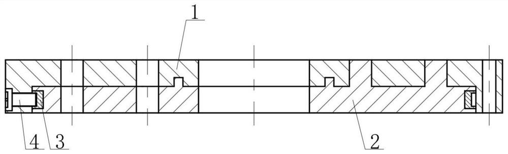 Thyristor valve plate for double-row axial plunger pump