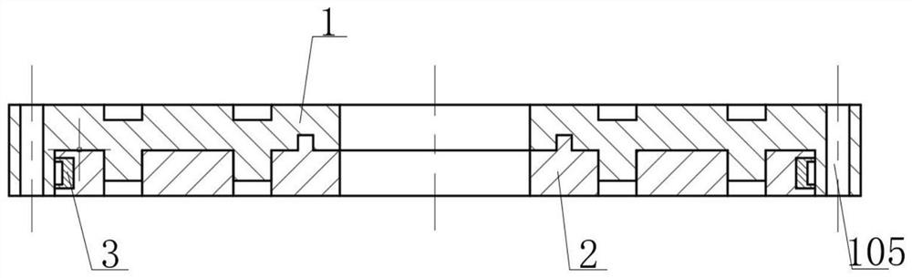 Thyristor valve plate for double-row axial plunger pump