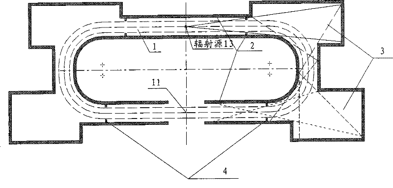 Radiation shield device and radiation system