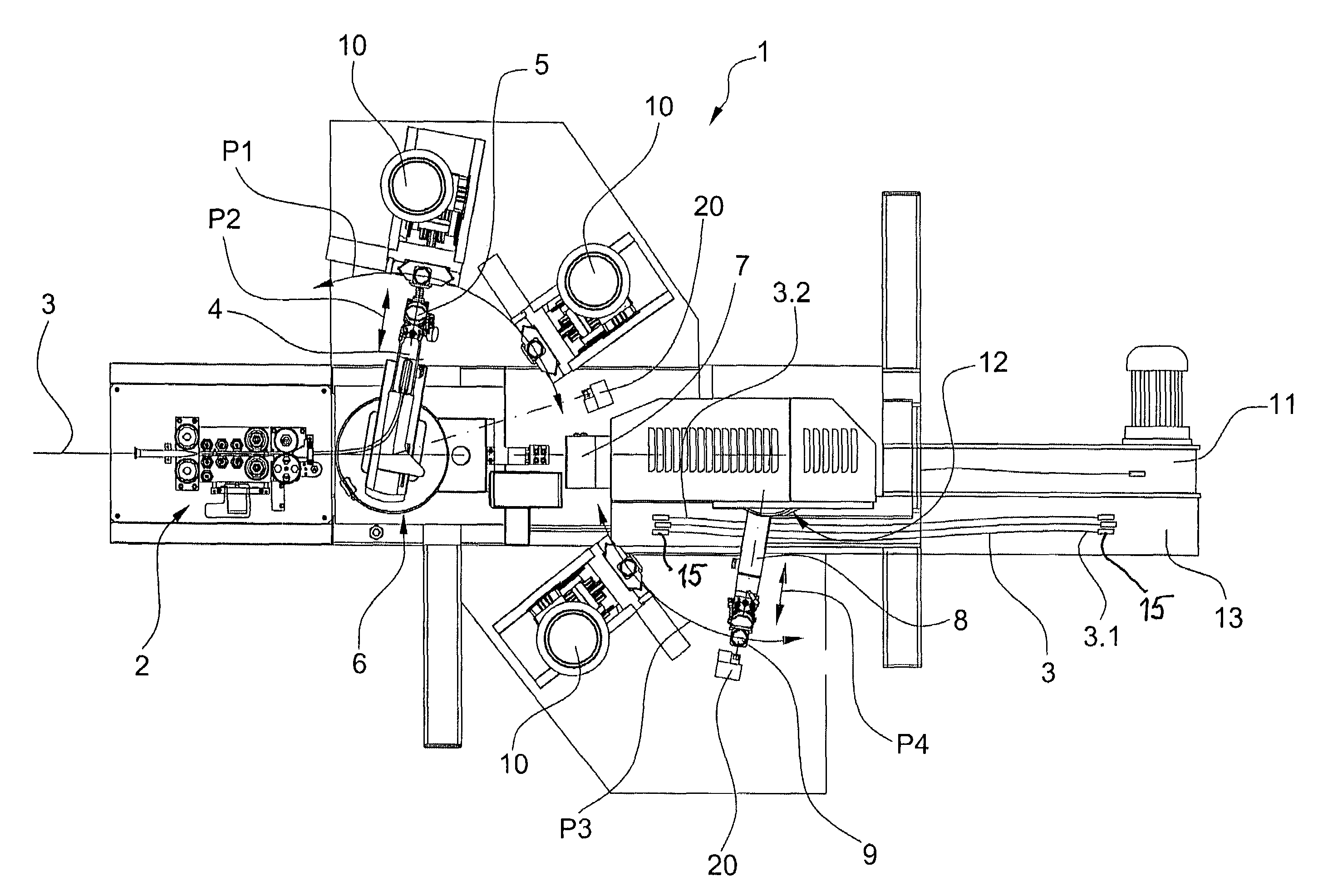 Inspection apparatus for wire-processing machine