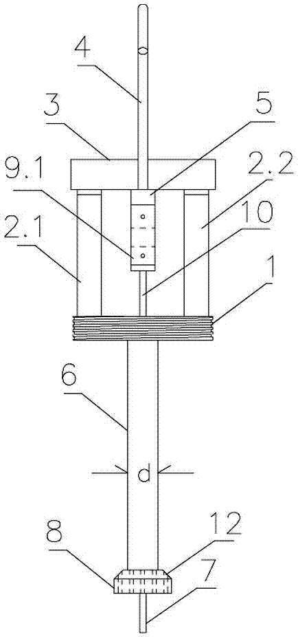 Tooling for simultaneously electroplating inner and outer surfaces of hydraulic oil cylinder and use method