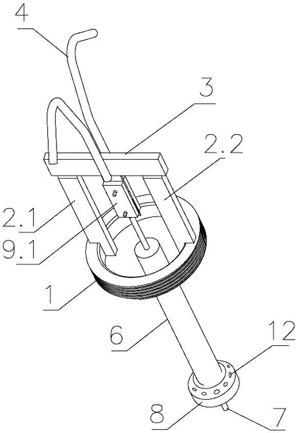 Tooling for simultaneously electroplating inner and outer surfaces of hydraulic oil cylinder and use method