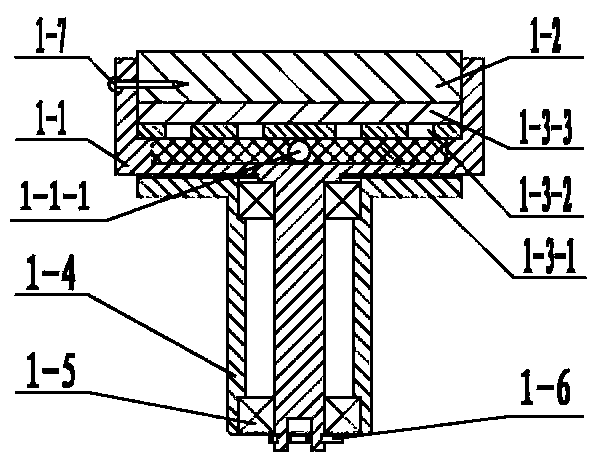 Rotary-type seal-body sealing device in self-help receipt machine