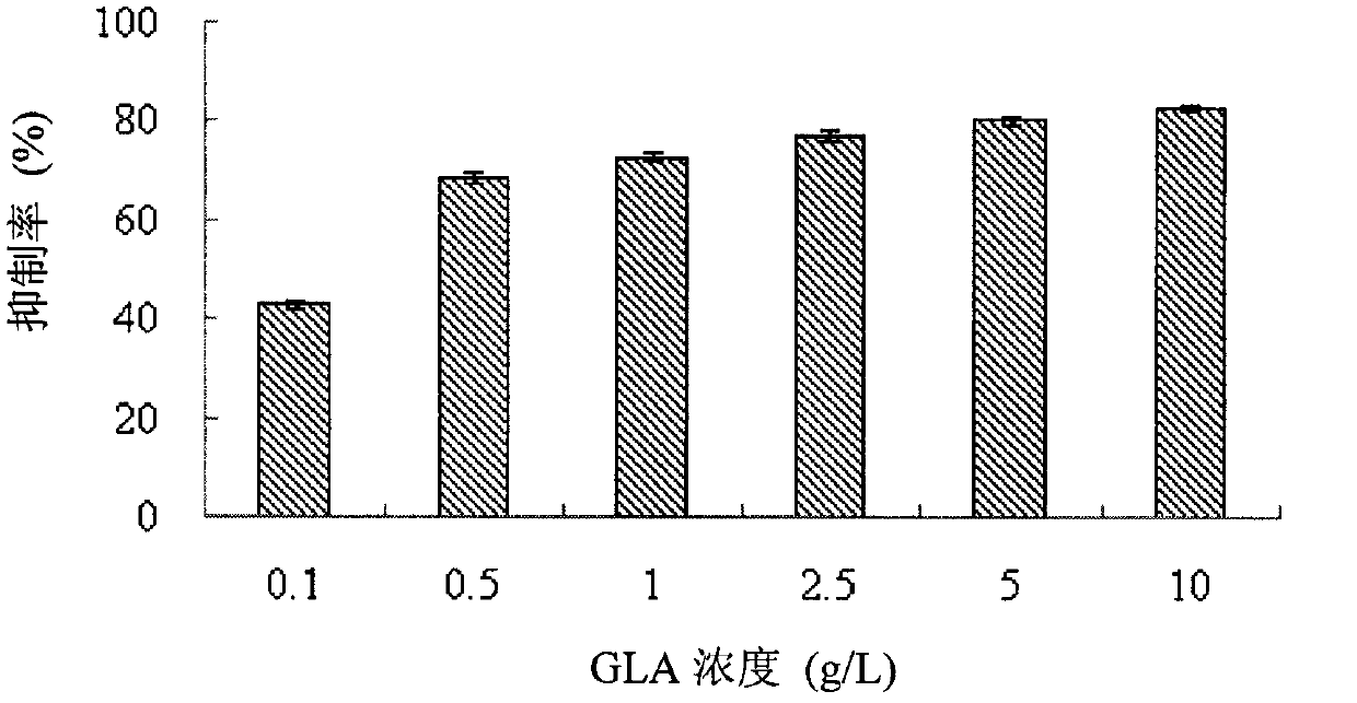 Spirulina gamma-linolenic acid extractive and preparation method thereof