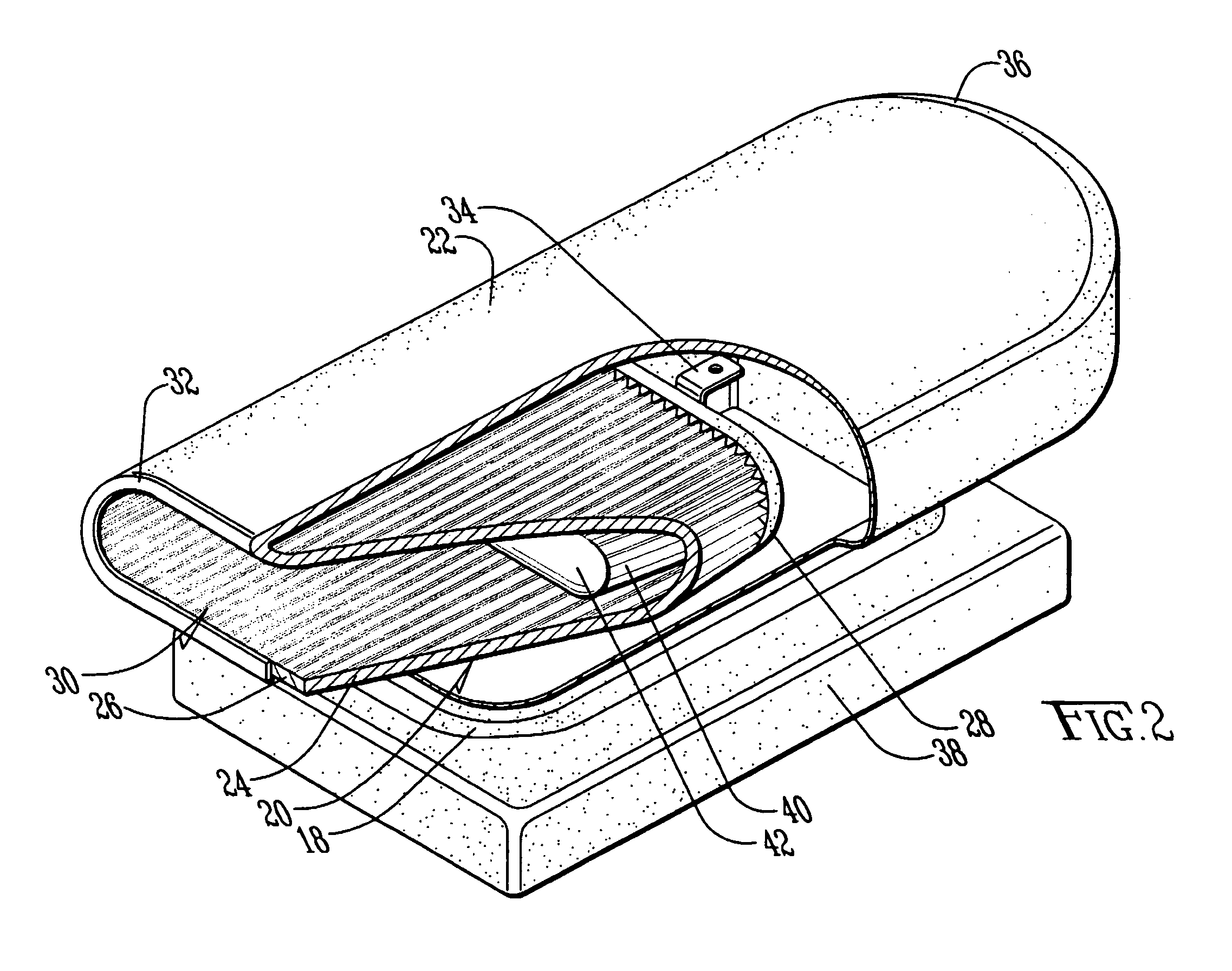 Air filter for a scoop