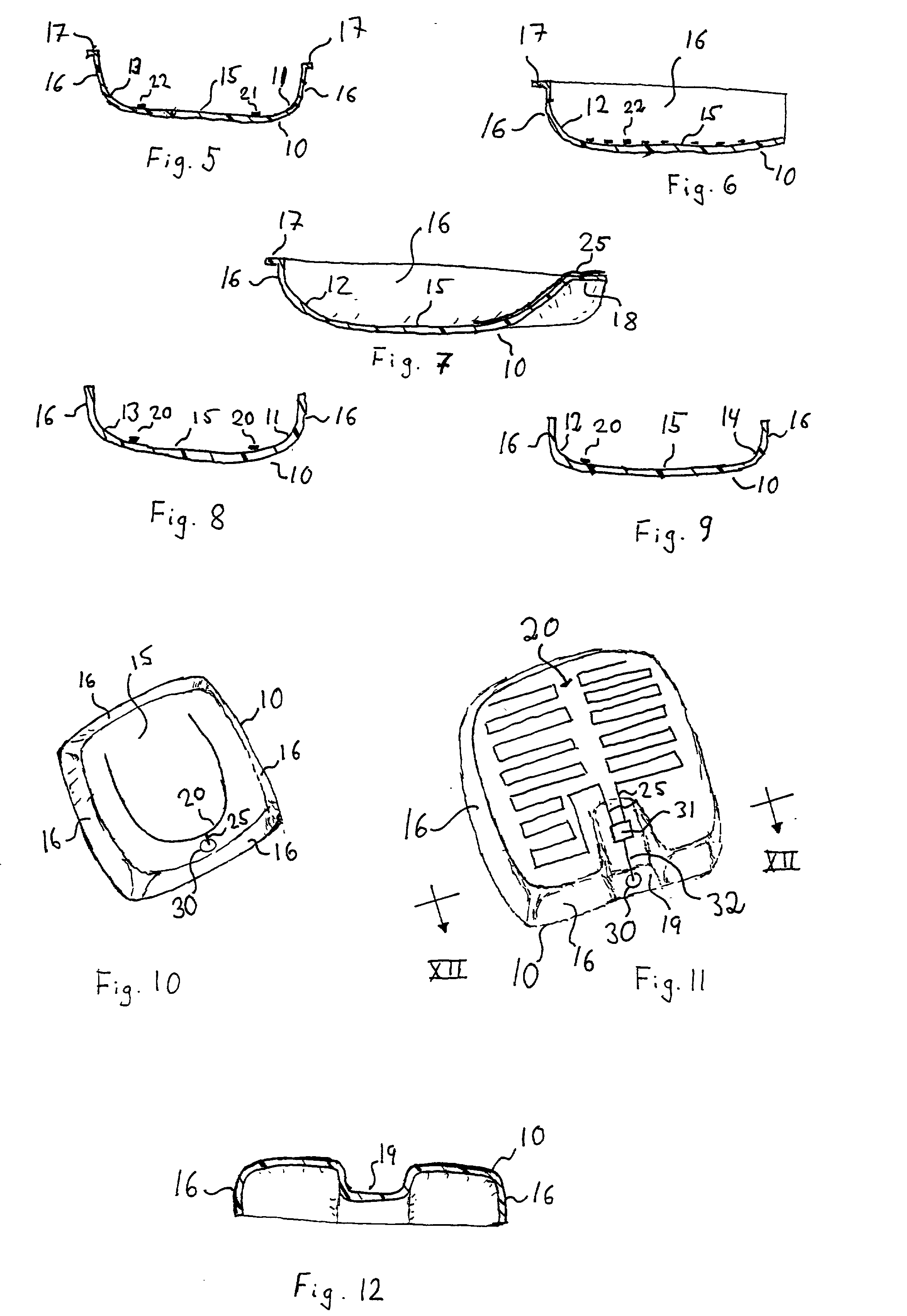 An antenna device, a method for manufacturing an antenna device and a radio communication device including an antenna device