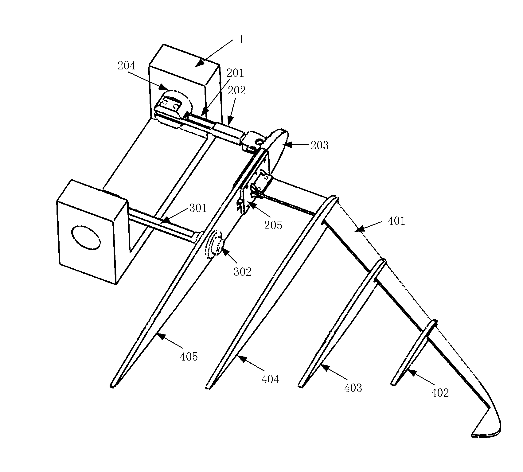 Dual-drive bionic pectoral fin framework