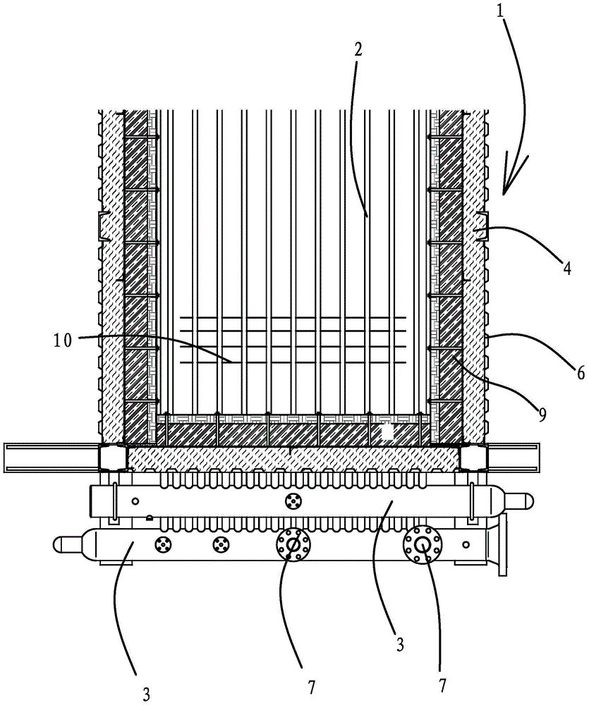 High temperature superheater of steam boiler