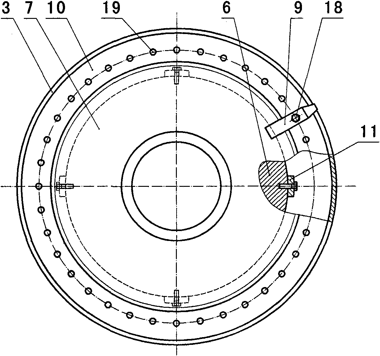 Disk type gordon euryale seed sheller