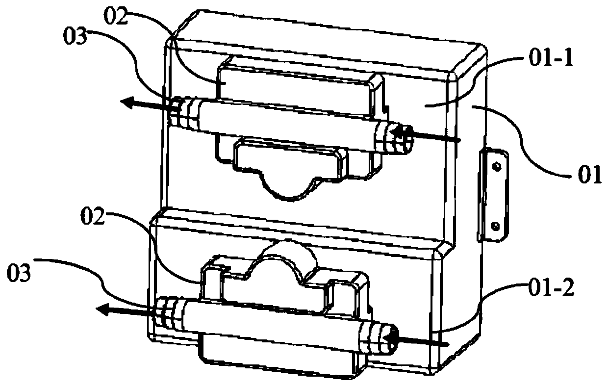 Detection unit integrated box and pipeline