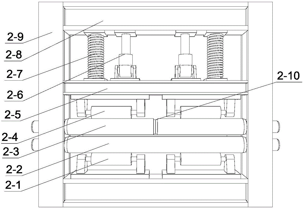 Welded plate conveyor line system with steel plate terminal baffle plate buffer unit